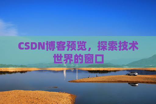 CSDN博客预览,探索技术世界的窗口